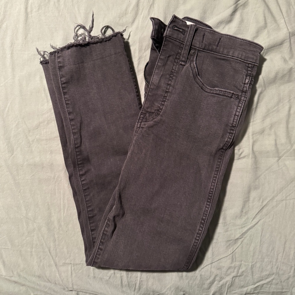 Madewell Raw Hem Stovepipe Jeans